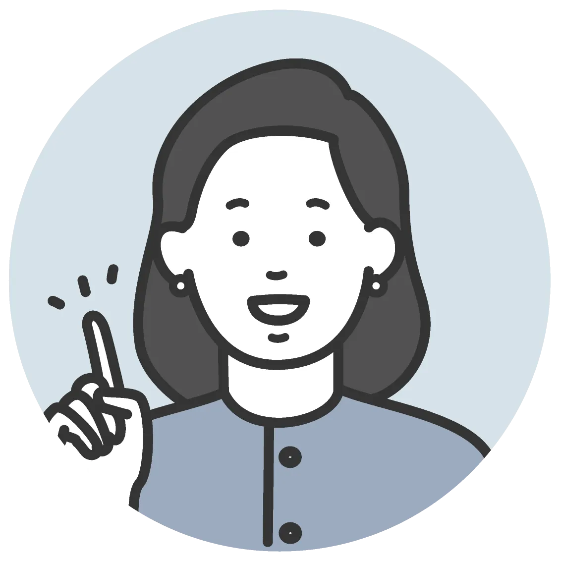 女性のアイコン